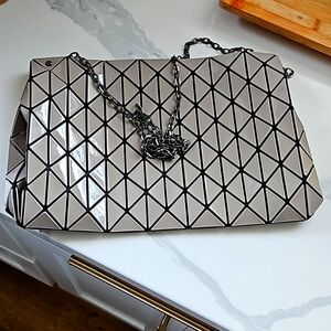 Issey Miyake BaoBao Small Baguette Geometric Zip Shoulder Bag